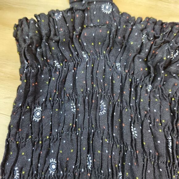 💛One Size Plus Blue Floral Print Sleeveless Maxi Dress One Size - Picture 4 of 9